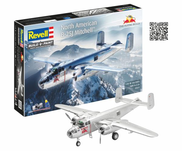 1_48_Cadeauset_Flying_Bulls_B_25J_Mitchell_Revell