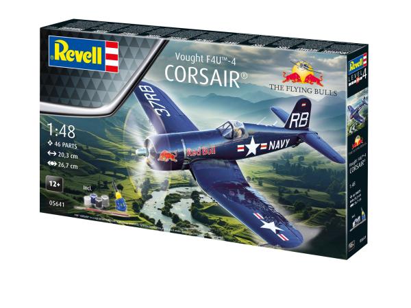 1_48_Cadeauset_Flying_Bulls_Vought_F4U_4_Corsair_Revell