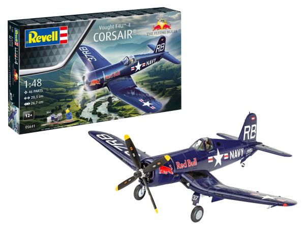1_48_Cadeauset_Flying_Bulls_Vought_F4U_4_Corsair_Revell_1