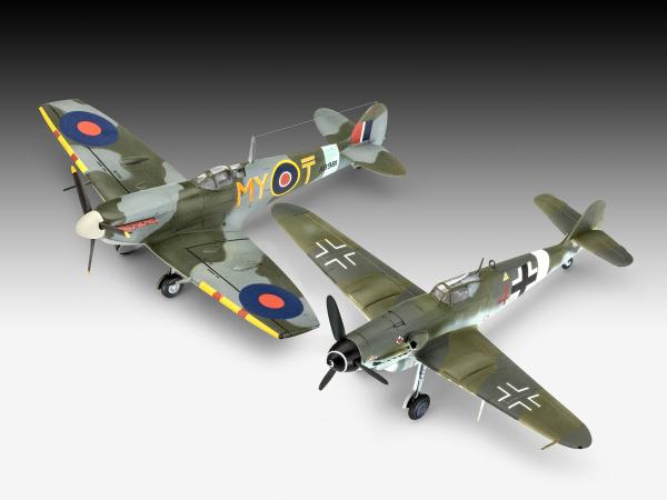 1_72_Combat_Set_Messerschmitt_Bf109G_10___Spitfire_Mk_V_Revell_1
