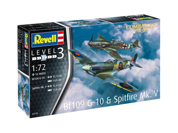 1_72_Combat_Set_Messerschmitt_Bf109G_10___Spitfire_Mk_V_Revell_2