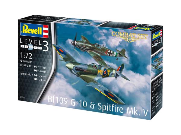 1_72_Combat_Set_Messerschmitt_Bf109G_10___Spitfire_Mk_V_Revell_4