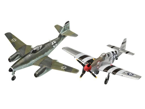 1_72_Combat_Set_Messerschmitt_Me262___P_51B_Mustang_Revell