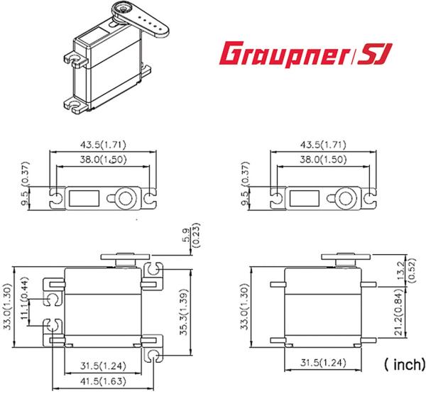 GRAUPNER_DES_448_BB_MG_DIGITAL_Vleugelservo_1