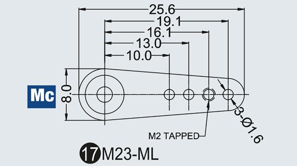 Servo_arm_Aluminium_Rood_Half_Arm__MS_ML25__1