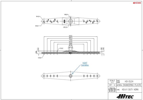 Servo_arm_Set__HD_IG24__HD_LG24___2x2_stuks__1